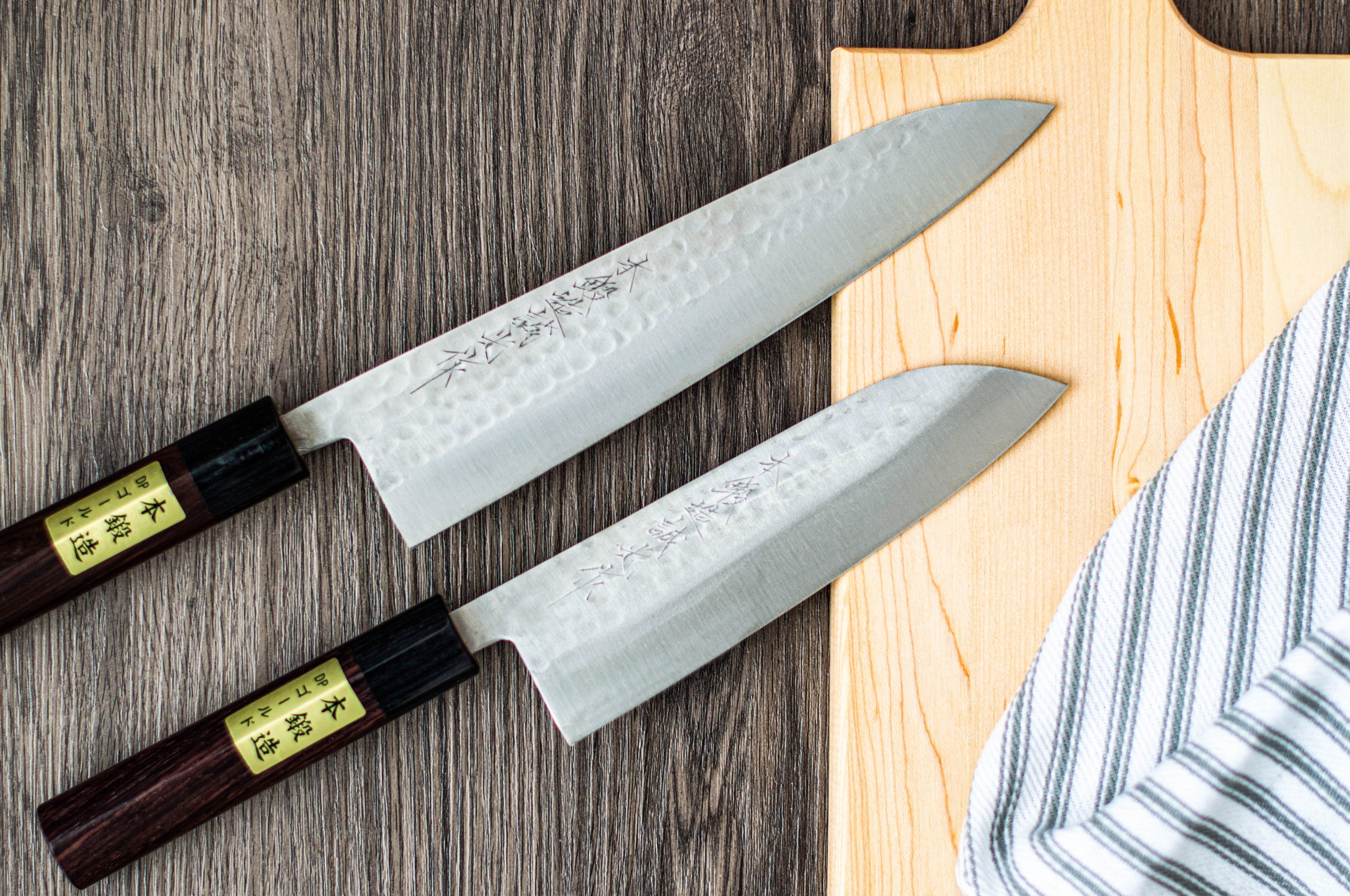 Les différences entre un couteau japonais et un français