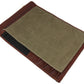 Knife Roll for Chef Knives Green Waxed Canvas - 10 slot