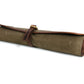 Knife Roll for Chef Knives Green Waxed Canvas - 5 slot