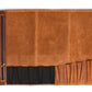 Knife Roll for Chef Knives light brown leather - 10 slot