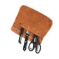 Knife Roll for Chef Knives light brown leather - 10 slot
