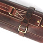 Knife Roll for Chef Knives dark brown leather - 10 slot