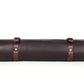 Knife Roll for Chef Knives dark brown leather - 10 slot