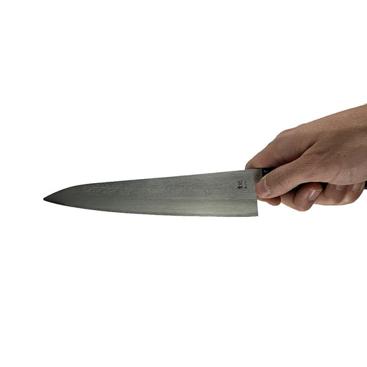 Gyuto Couteau de Chef avec Saya et Boîte en Bambou - Lame 20 cm - Kotai Pas  Cher